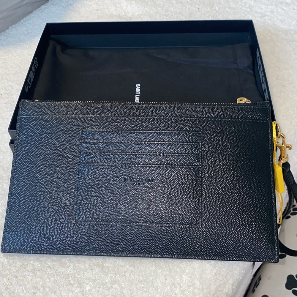 Like new Large YSL zip pouch - Picture 2 of 9